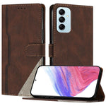 Custodia per telefono in ecopelle con fibbia in tinta, For Galaxy M15 5G, For Galaxy M34 5G, For Galaxy M54, For Galaxy M14 5G