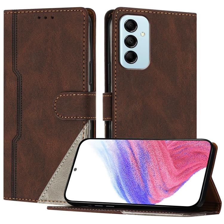 Custodia per telefono in ecopelle con fibbia in tinta, For Galaxy M15 5G, For Galaxy M34 5G, For Galaxy M54, For Galaxy M14 5G