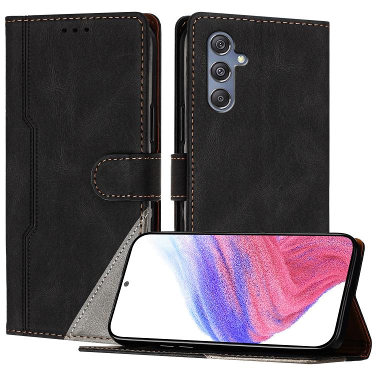 Custodia per telefono in ecopelle con fibbia in tinta, For Galaxy M15 5G, For Galaxy M34 5G, For Galaxy M54, For Galaxy M14 5G