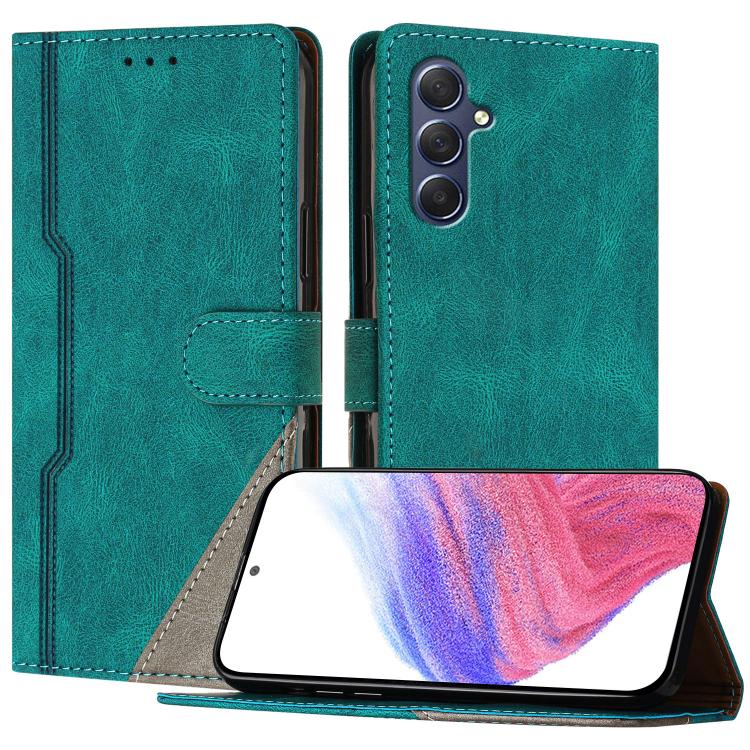 Custodia per telefono in ecopelle con fibbia in tinta, For Galaxy M15 5G, For Galaxy M34 5G, For Galaxy M54, For Galaxy M14 5G