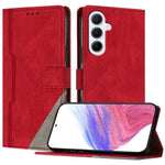 Custodia per telefono in ecopelle con fibbia in tinta, For Galaxy M36 5G, For Galaxy M56 5G, For Galaxy M35, For Galaxy M55