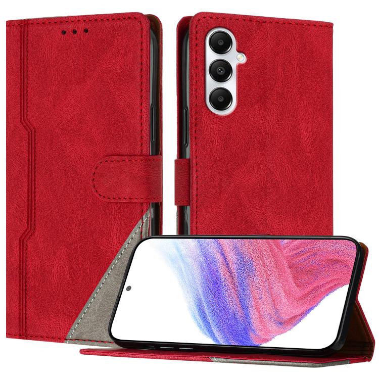 Custodia per telefono in ecopelle con fibbia in tinta, For Galaxy A55 5G, For Galaxy A35 5G, For Galaxy A05, For Galaxy A05s