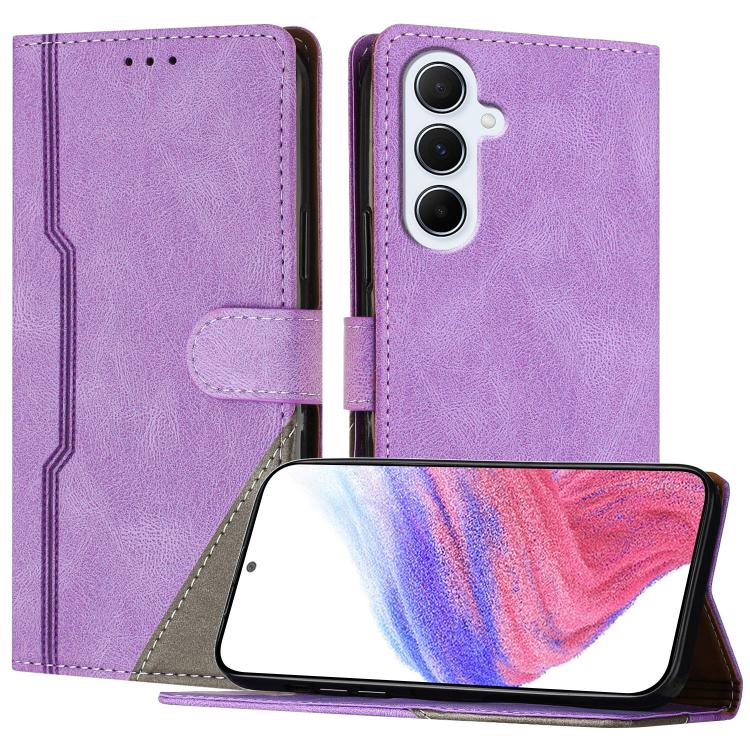 Custodia per telefono in ecopelle con fibbia in tinta, For Galaxy A17 4G / 5G, For Galaxy A07 4G / 5G, For Galaxy A06 4G / 5G, For Galaxy A56 5G