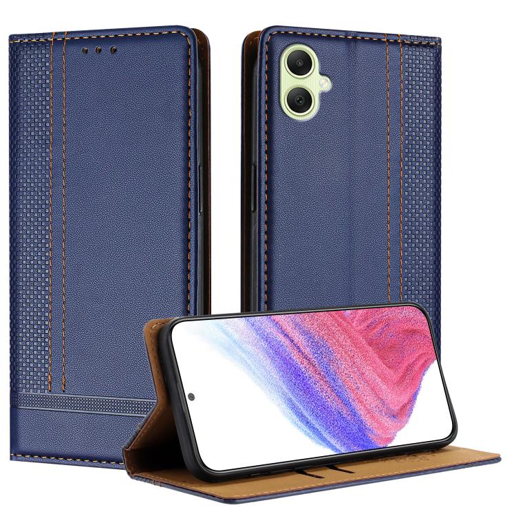 Custodia per telefono in ecopelle vegana antigraffio con design a cuciture., For Galaxy A35 5G, For Galaxy A05, For Galaxy A05s