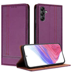 Custodia per telefono in ecopelle vegana antigraffio con design a cuciture., For Galaxy A16 5G/4G, For Galaxy A15 5G/4G, For Galaxy A55 5G