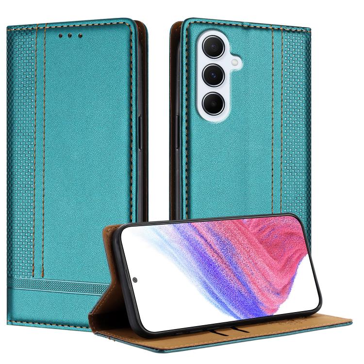 Custodia per telefono in ecopelle vegana antigraffio con design a cuciture., For Galaxy A17 5G/4G, For Galaxy A07 5G/4G, For Galaxy A06 5G/4G