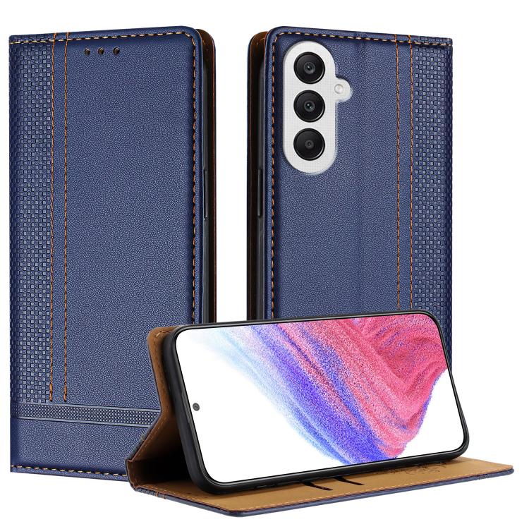 Custodia per telefono in ecopelle vegana antigraffio con design a cuciture., For Galaxy A25 5G, For Galaxy A24 4G, For Galaxy A34 5G