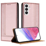 Custodia per telefono in ecopelle vegana antigraffio con design a cuciture., For Galaxy A25 5G, For Galaxy A24 4G, For Galaxy A34 5G