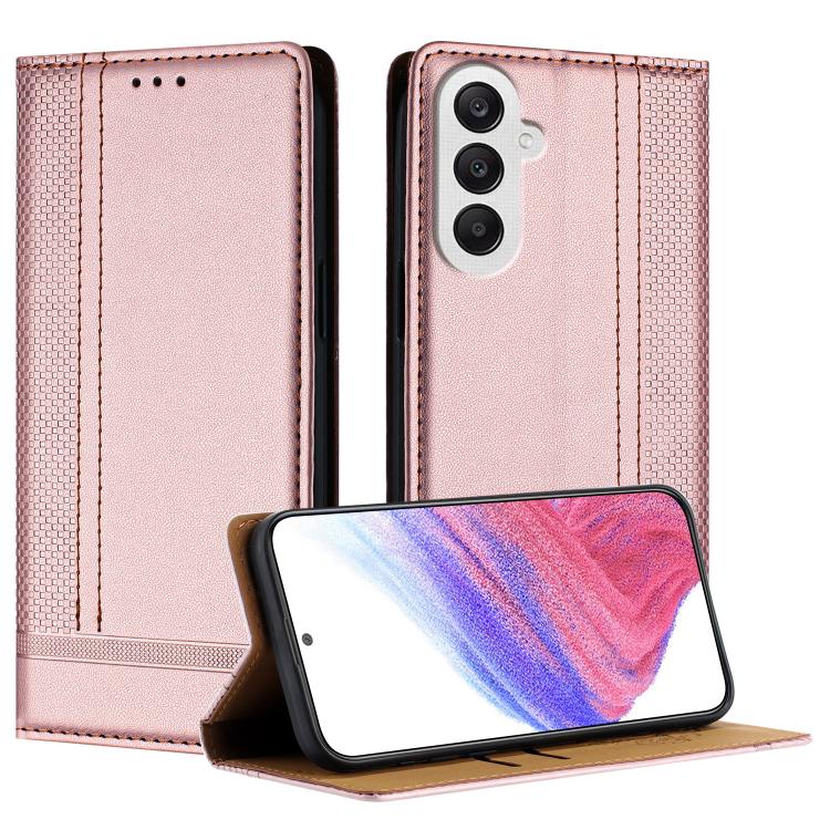 Custodia per telefono in ecopelle vegana antigraffio con design a cuciture., For Galaxy A25 5G, For Galaxy A24 4G, For Galaxy A34 5G