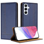 Custodia per telefono in ecopelle vegana antigraffio con design a cuciture., For Galaxy A56 5G, For Galaxy A26 5G, For Galaxy A36 5G