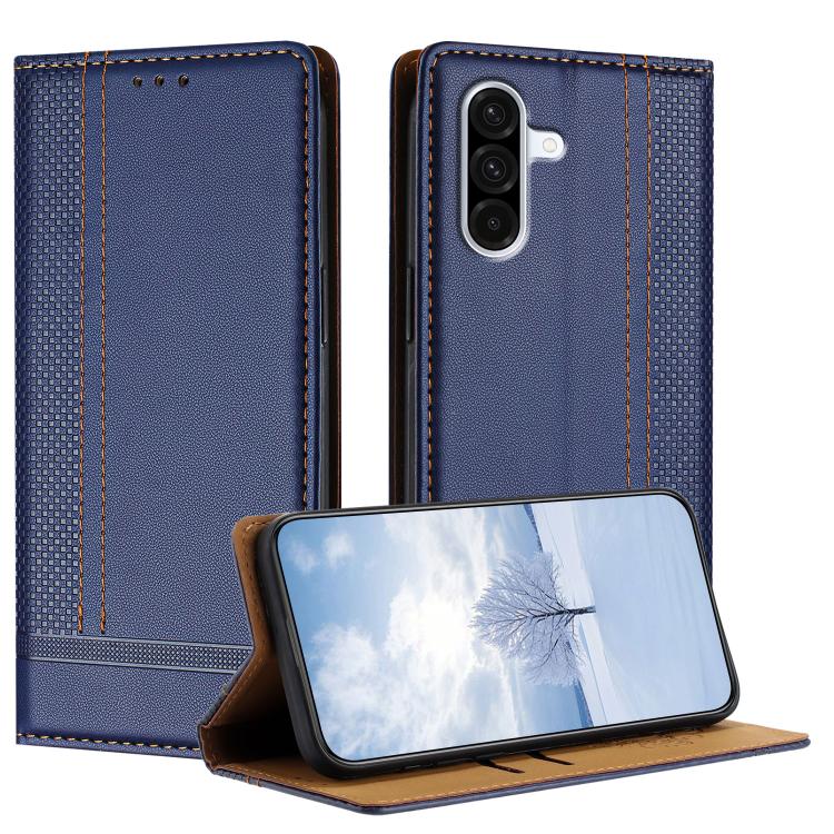 Custodia per telefono in ecopelle vegana antigraffio con design a cuciture., For Galaxy A57 5G, For Galaxy A37 5G, For Galaxy A27 5G