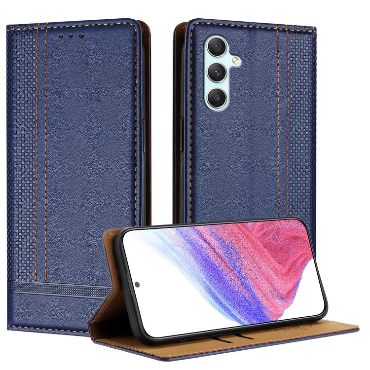 Custodia per telefono in ecopelle vegana antigraffio con design a cuciture., For Galaxy A25 5G, For Galaxy A24 4G, For Galaxy A34 5G