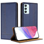 Custodia per telefono in ecopelle vegana antigraffio con design a cuciture., For Galaxy A35 5G, For Galaxy A05, For Galaxy A05s