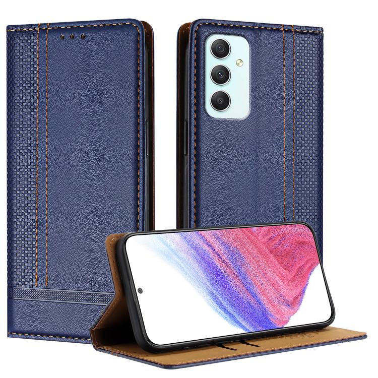 Custodia per telefono in ecopelle vegana antigraffio con design a cuciture., For Galaxy A35 5G, For Galaxy A05, For Galaxy A05s