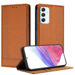 Custodia per telefono in ecopelle vegana antigraffio con design a cuciture., For Galaxy A35 5G, For Galaxy A05, For Galaxy A05s
