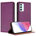Custodia per telefono in ecopelle vegana antigraffio con design a cuciture., For Galaxy A35 5G, For Galaxy A05, For Galaxy A05s