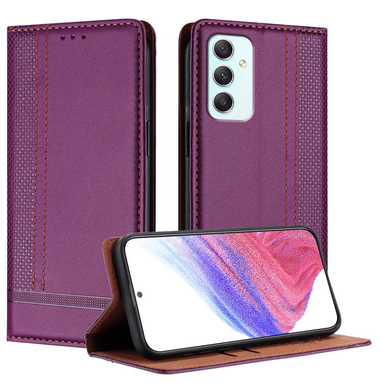 Custodia per telefono in ecopelle vegana antigraffio con design a cuciture., For Galaxy A35 5G, For Galaxy A05, For Galaxy A05s