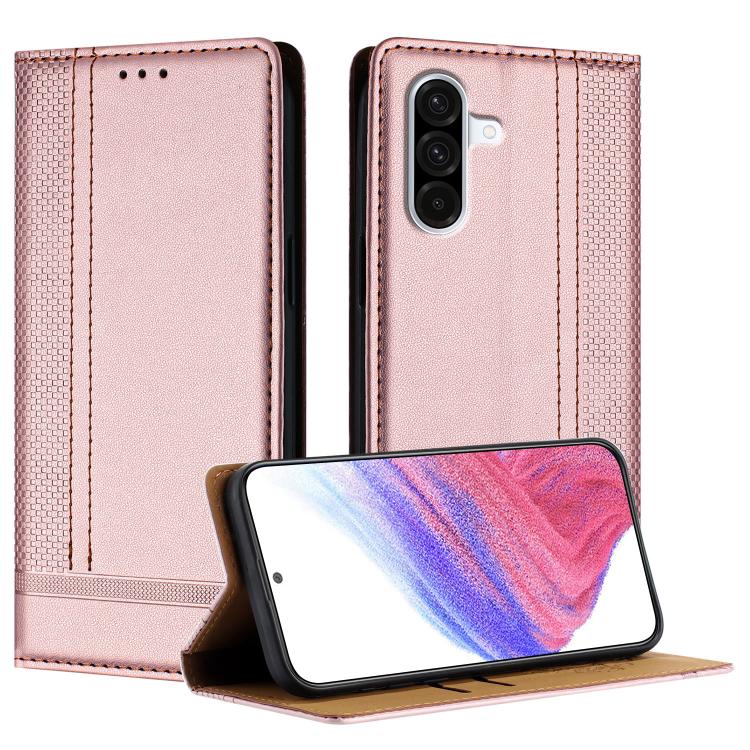 Custodia per telefono in ecopelle vegana antigraffio con design a cuciture., For Galaxy A56 5G, For Galaxy A26 5G, For Galaxy A36 5G