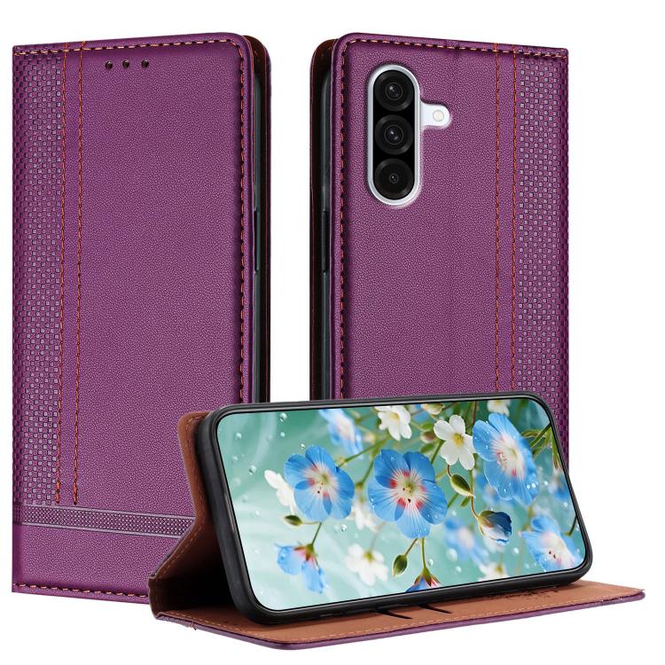 Custodia per telefono in ecopelle vegana antigraffio con design a cuciture., For Galaxy A57 5G, For Galaxy A37 5G, For Galaxy A27 5G