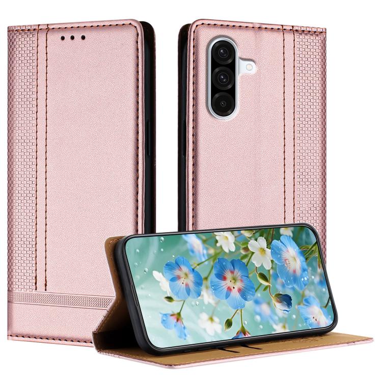 Custodia per telefono in ecopelle vegana antigraffio con design a cuciture., For Galaxy A57 5G, For Galaxy A37 5G, For Galaxy A27 5G