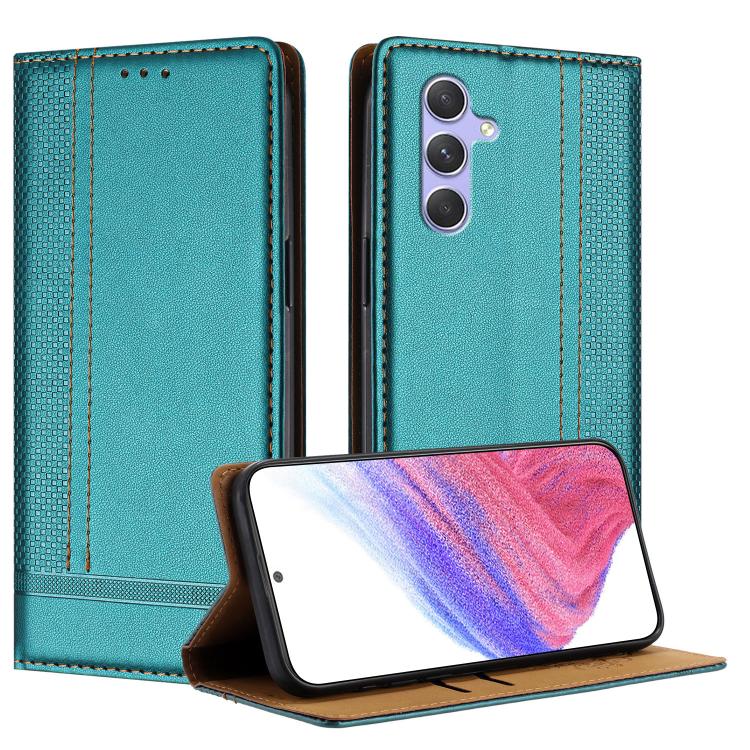 Custodia per telefono in ecopelle vegana antigraffio con design a cuciture., For Galaxy A54 5G