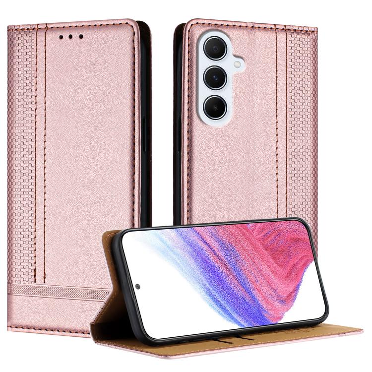 Custodia per telefono in ecopelle vegana antigraffio con design a cuciture., For Galaxy A56 5G, For Galaxy A26 5G, For Galaxy A36 5G