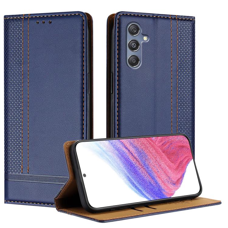 Custodia per telefono in ecopelle vegana antigraffio con design a cuciture., For Galaxy M36 5G, For Galaxy M56 5G, For Galaxy M35