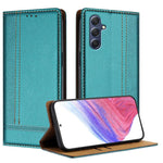 Custodia per telefono in ecopelle vegana antigraffio con design a cuciture., For Galaxy Xcover7, For Galaxy M34 5G, For Galaxy M54