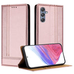 Custodia per telefono in ecopelle vegana antigraffio con design a cuciture., For Galaxy Xcover7 Pro, For Galaxy M55, For Galaxy M15