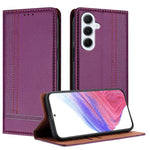 Custodia per telefono in ecopelle vegana antigraffio con design a cuciture., For Galaxy M36 5G, For Galaxy M56 5G, For Galaxy M35
