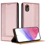 Custodia per telefono in ecopelle vegana antigraffio con design a cuciture., For Galaxy Xcover7, For Galaxy M34 5G, For Galaxy M54