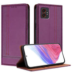 Custodia per telefono in ecopelle vegana antigraffio con design a cuciture., For Galaxy Xcover7 Pro, For Galaxy M55, For Galaxy M15