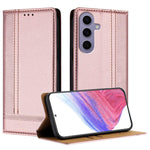 Custodia per telefono in ecopelle vegana antigraffio con design a cuciture., For Galaxy S24 5G, For Galaxy S23 FE 5G, For Galaxy S23 Ultra 5G