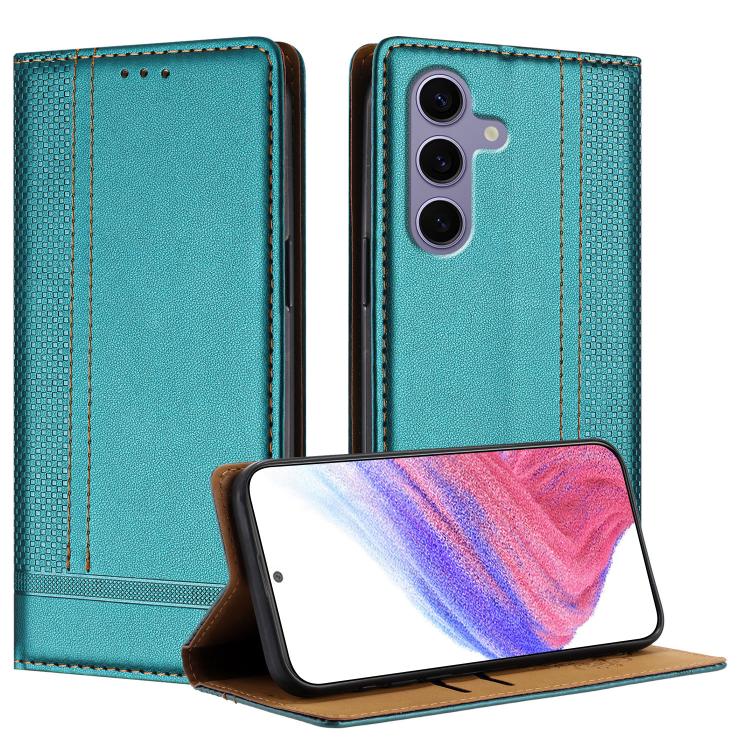 Custodia per telefono in ecopelle vegana antigraffio con design a cuciture., For Galaxy S25 5G, For Galaxy S25+ 5G, For Galaxy S25 Ultra 5G