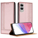 Custodia per telefono in ecopelle vegana antigraffio con design a cuciture., For Galaxy S26 5G, For Galaxy S25 FE 5G, For Galaxy S25 Edge 5G