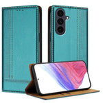 Custodia per telefono in ecopelle vegana antigraffio con design a cuciture., For Galaxy S26 5G, For Galaxy S25 FE 5G, For Galaxy S25 Edge 5G
