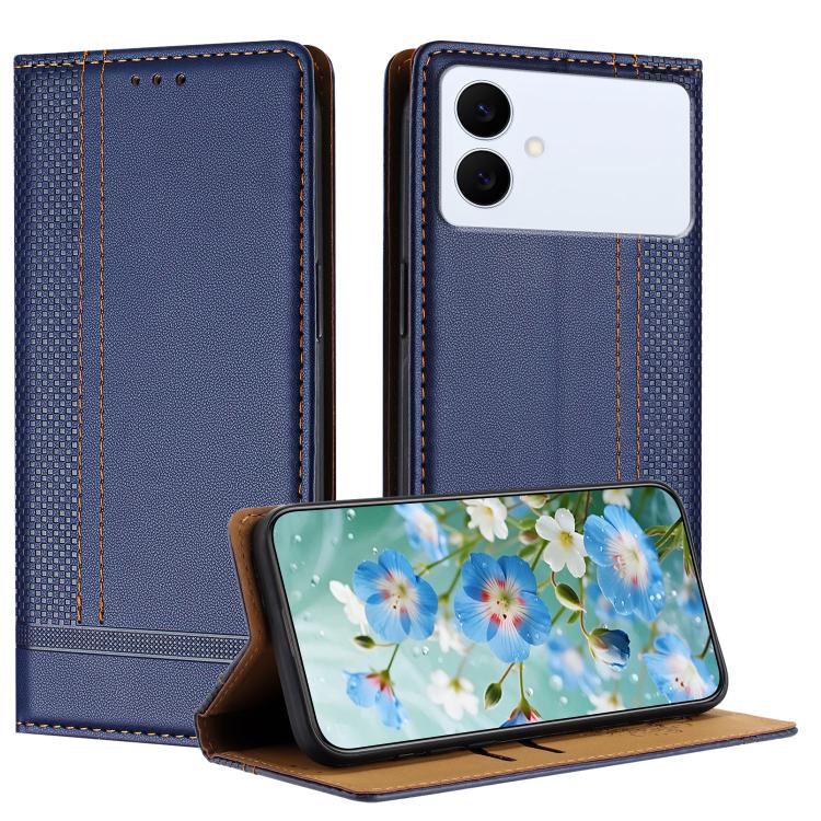 Custodia per telefono in ecopelle vegana antigraffio con design a cuciture., For Galaxy S26 FE 5G, For Galaxy S26 Edge 5G, For Galaxy S26 Ultra 5G