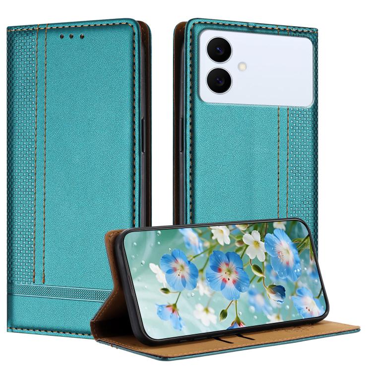 Custodia per telefono in ecopelle vegana antigraffio con design a cuciture., For Galaxy S26 FE 5G, For Galaxy S26 Edge 5G, For Galaxy S26 Ultra 5G