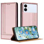 Custodia per telefono in ecopelle vegana antigraffio con design a cuciture., For Galaxy S26 FE 5G, For Galaxy S26 Edge 5G, For Galaxy S26 Ultra 5G