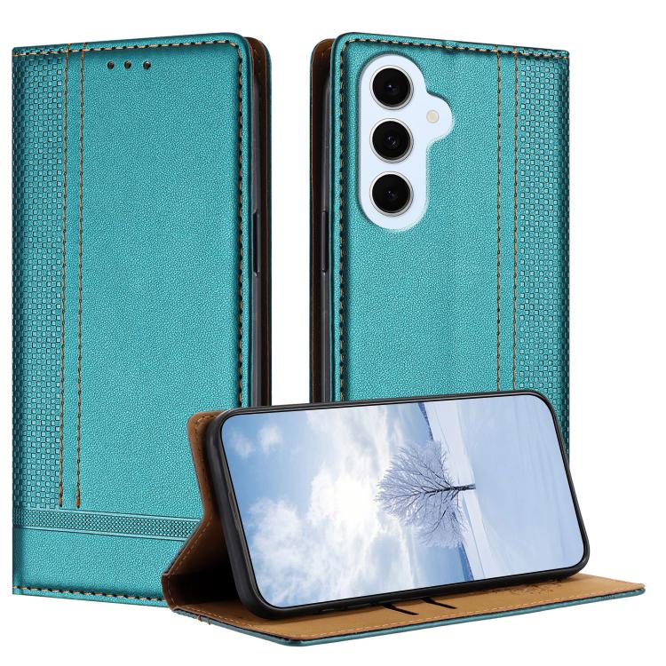 Custodia per telefono in ecopelle vegana antigraffio con design a cuciture., For Galaxy S26 FE 5G, For Galaxy S26 Edge 5G, For Galaxy S26 Ultra 5G