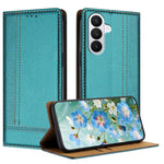 Custodia per telefono in ecopelle vegana antigraffio con design a cuciture., For Galaxy S26 5G, For Galaxy S25 FE 5G, For Galaxy S25 Edge 5G
