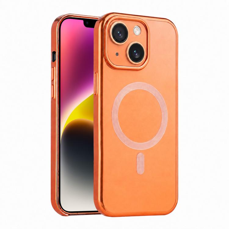 Custodia magnetica antiurto per telefono Flowing Gold Phantom, For iPhone 15, For iPhone 14, For iPhone 14 Pro, For iPhone 14 Pro Max