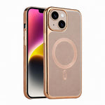Custodia magnetica antiurto per telefono Flowing Gold Phantom, For iPhone 15, For iPhone 14, For iPhone 14 Pro, For iPhone 14 Pro Max