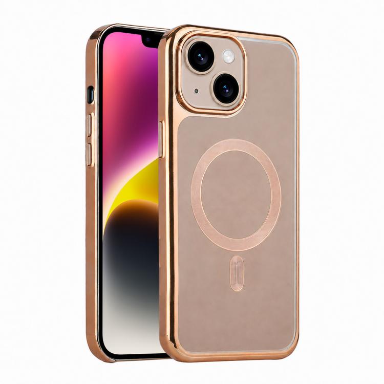 Custodia magnetica antiurto per telefono Flowing Gold Phantom, For iPhone 15, For iPhone 14, For iPhone 14 Pro, For iPhone 14 Pro Max