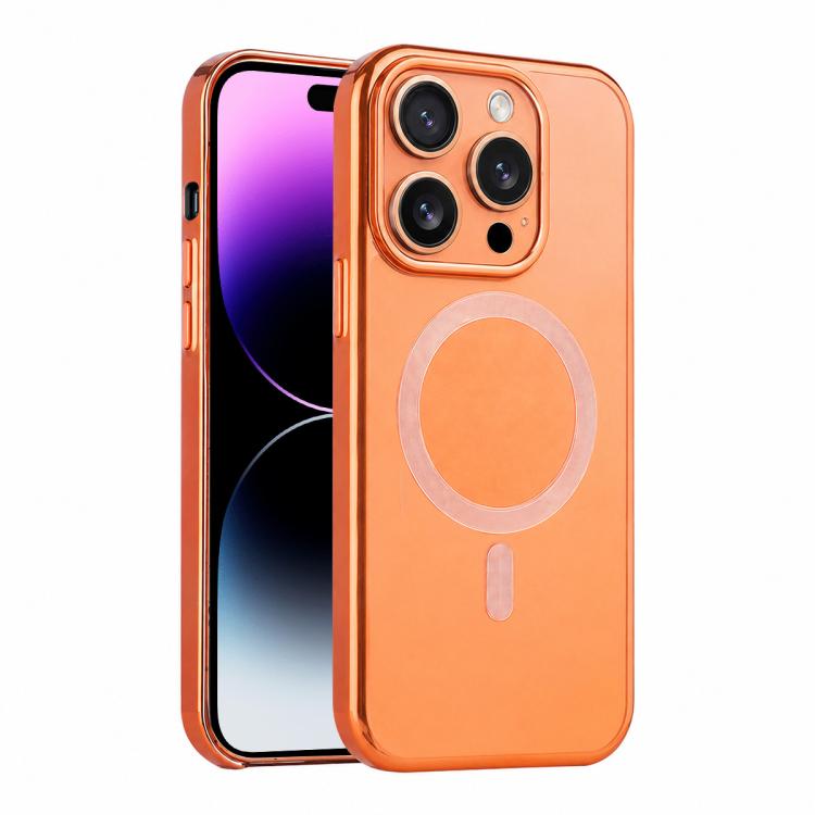 Custodia magnetica antiurto per telefono Flowing Gold Phantom, For iPhone 15, For iPhone 14, For iPhone 14 Pro, For iPhone 14 Pro Max