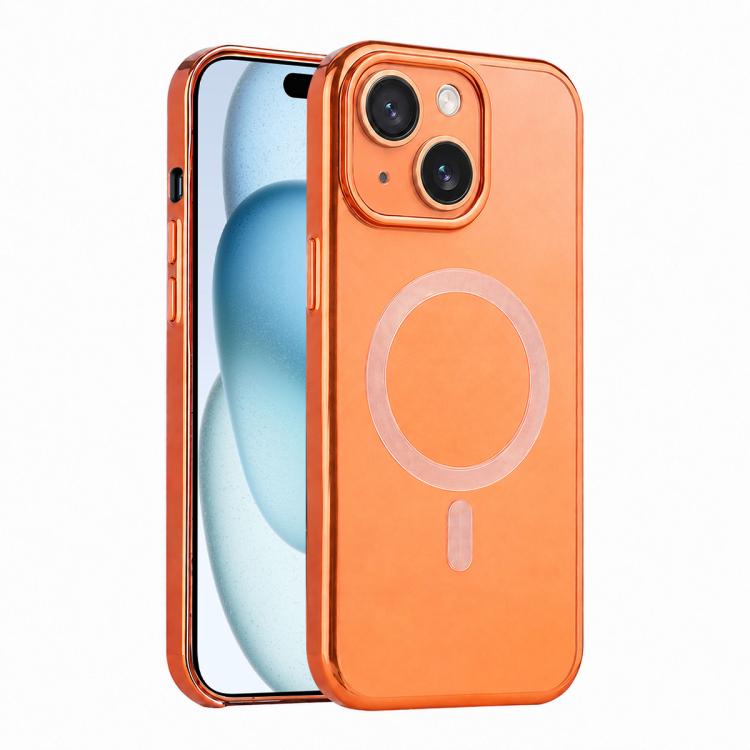 Custodia magnetica antiurto per telefono Flowing Gold Phantom, For iPhone 15, For iPhone 14, For iPhone 14 Pro, For iPhone 14 Pro Max