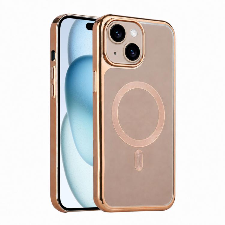 Custodia magnetica antiurto per telefono Flowing Gold Phantom, For iPhone 15, For iPhone 14, For iPhone 14 Pro, For iPhone 14 Pro Max