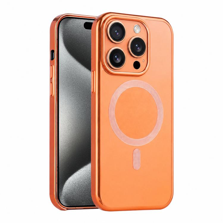 Custodia magnetica antiurto per telefono Flowing Gold Phantom, For iPhone 16 Pro, For iPhone 16, For iPhone 15 Pro Max, For iPhone 15 Pro