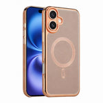 Custodia magnetica antiurto per telefono Flowing Gold Phantom, For iPhone 16 Pro, For iPhone 16, For iPhone 15 Pro Max, For iPhone 15 Pro