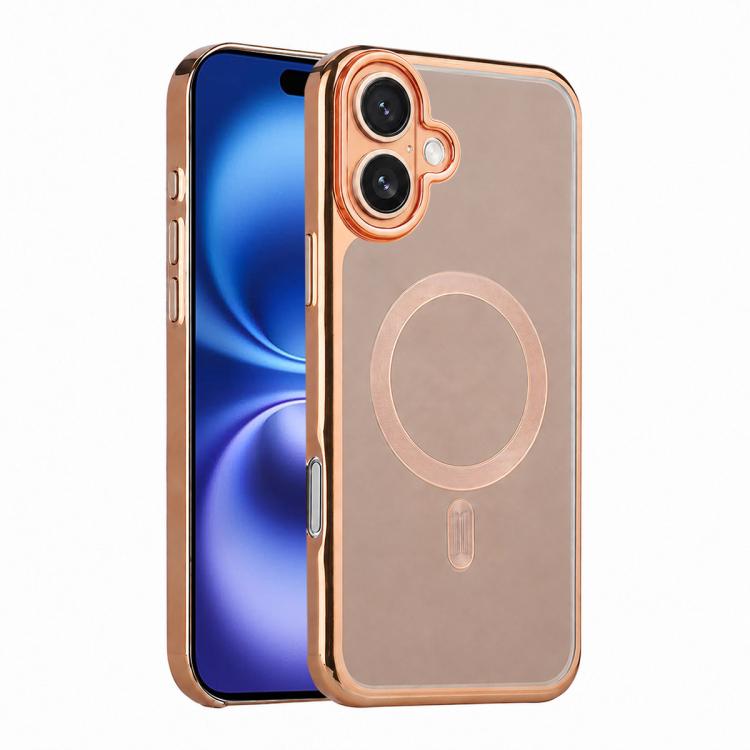 Custodia magnetica antiurto per telefono Flowing Gold Phantom, For iPhone 16 Pro, For iPhone 16, For iPhone 15 Pro Max, For iPhone 15 Pro